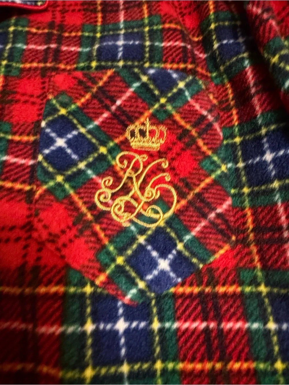 Red Tartan Plaid Pajama Set - Classic  Sleepwear